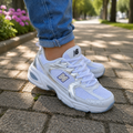 New Balance 5 branco prata