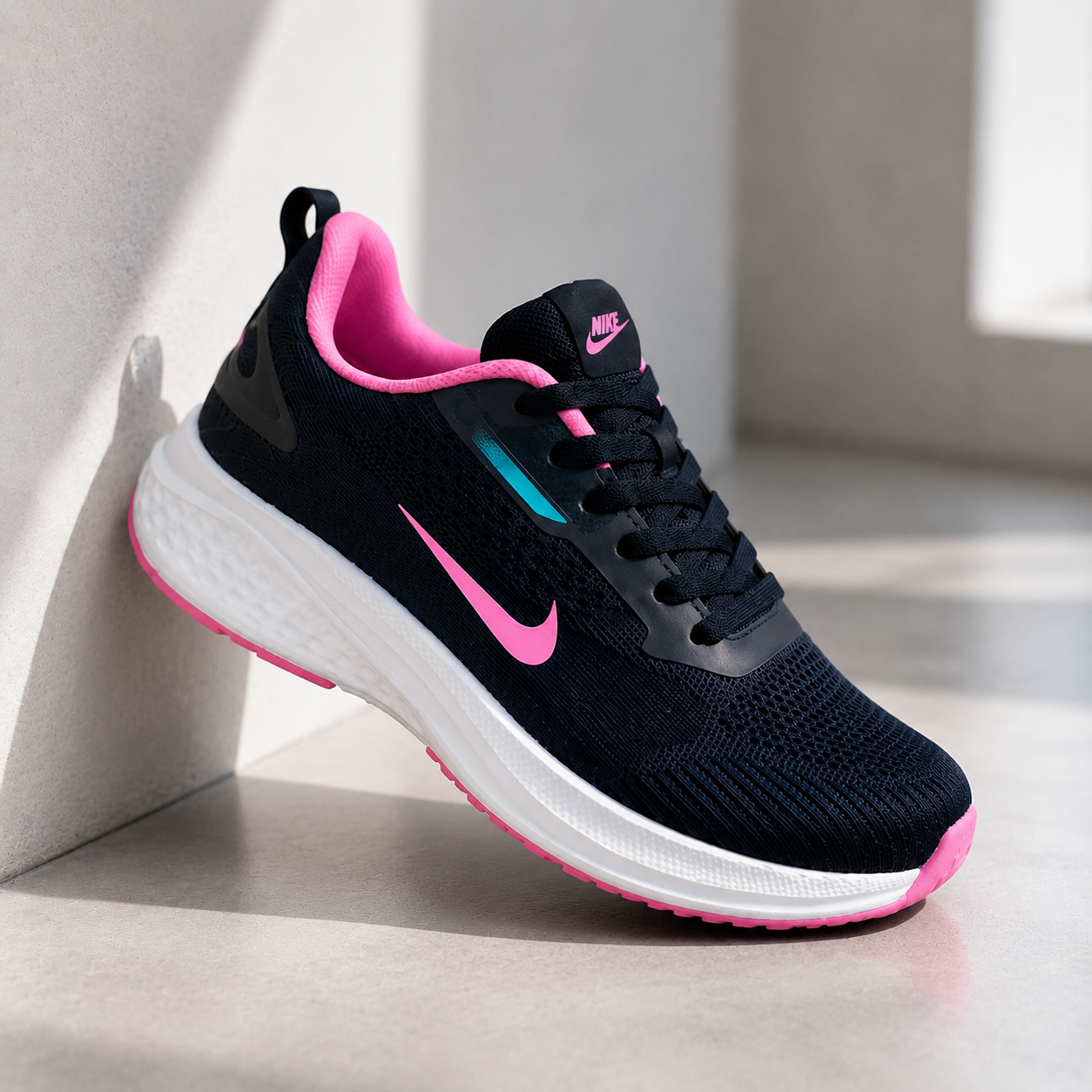 Sapatilha Nike azul rosa