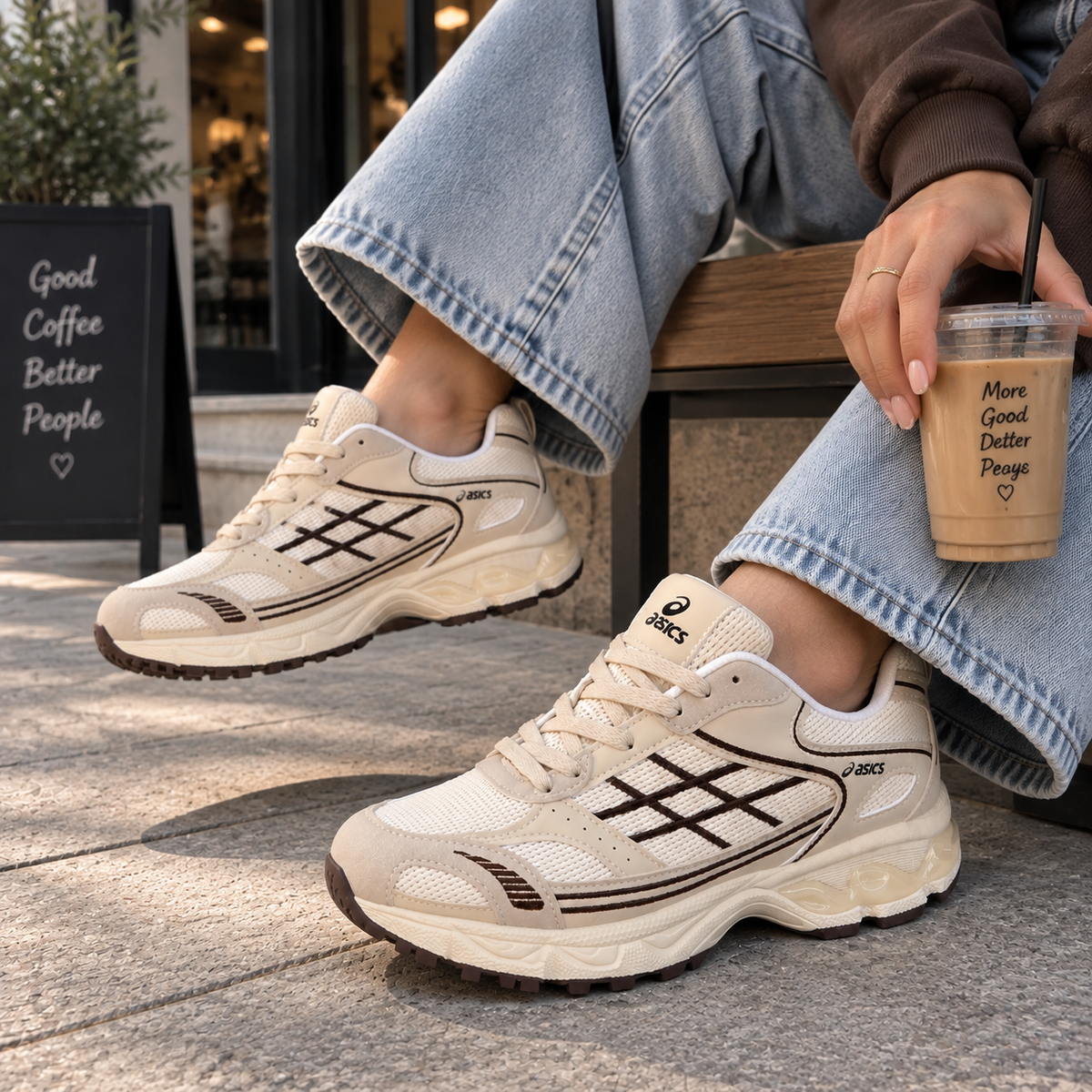 Asics bege