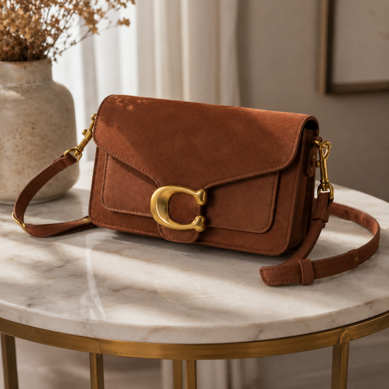 Mala Coach Croute Brown