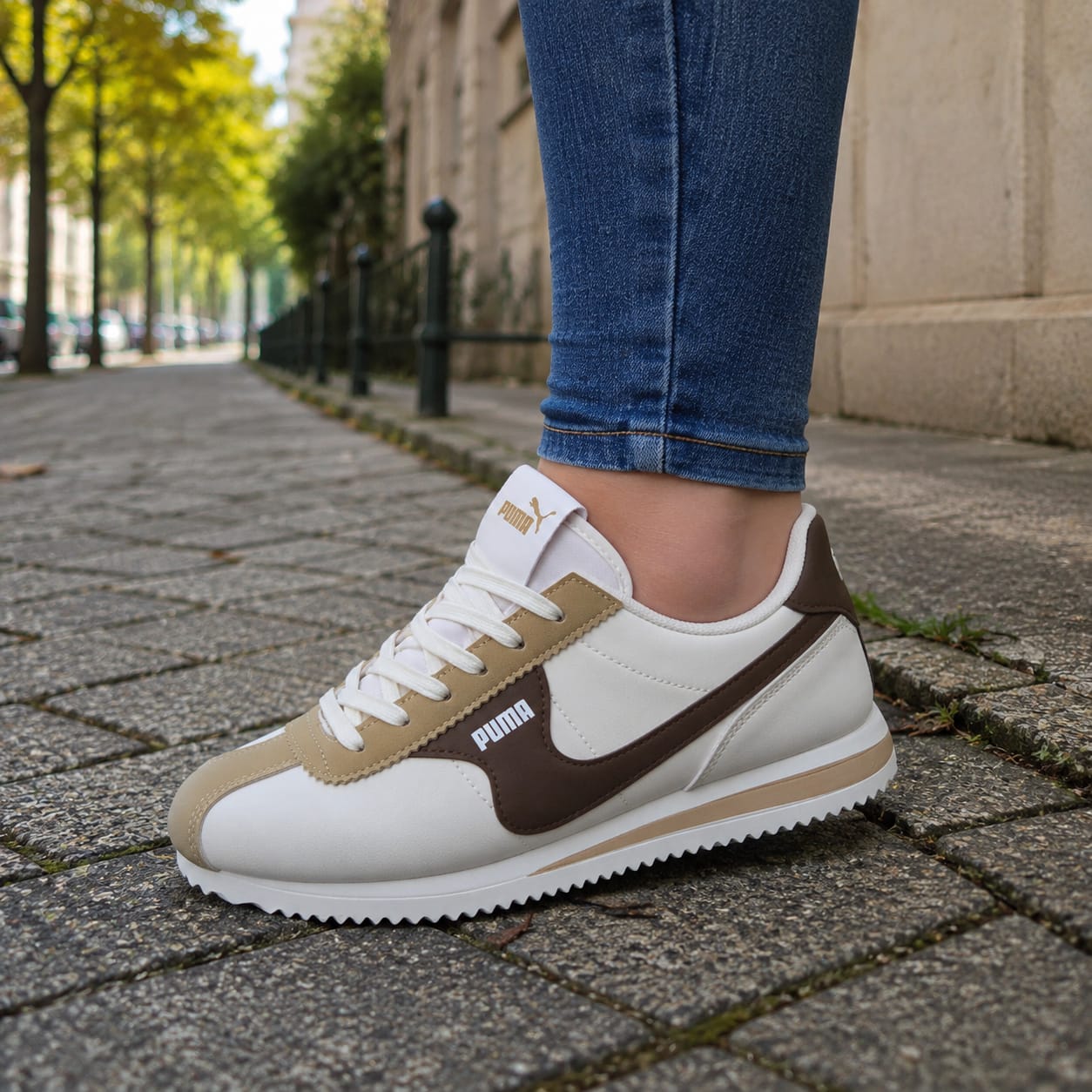 Puma bege castanho