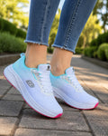 Skechers branco azul