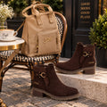 Conjunto Mochila e botas